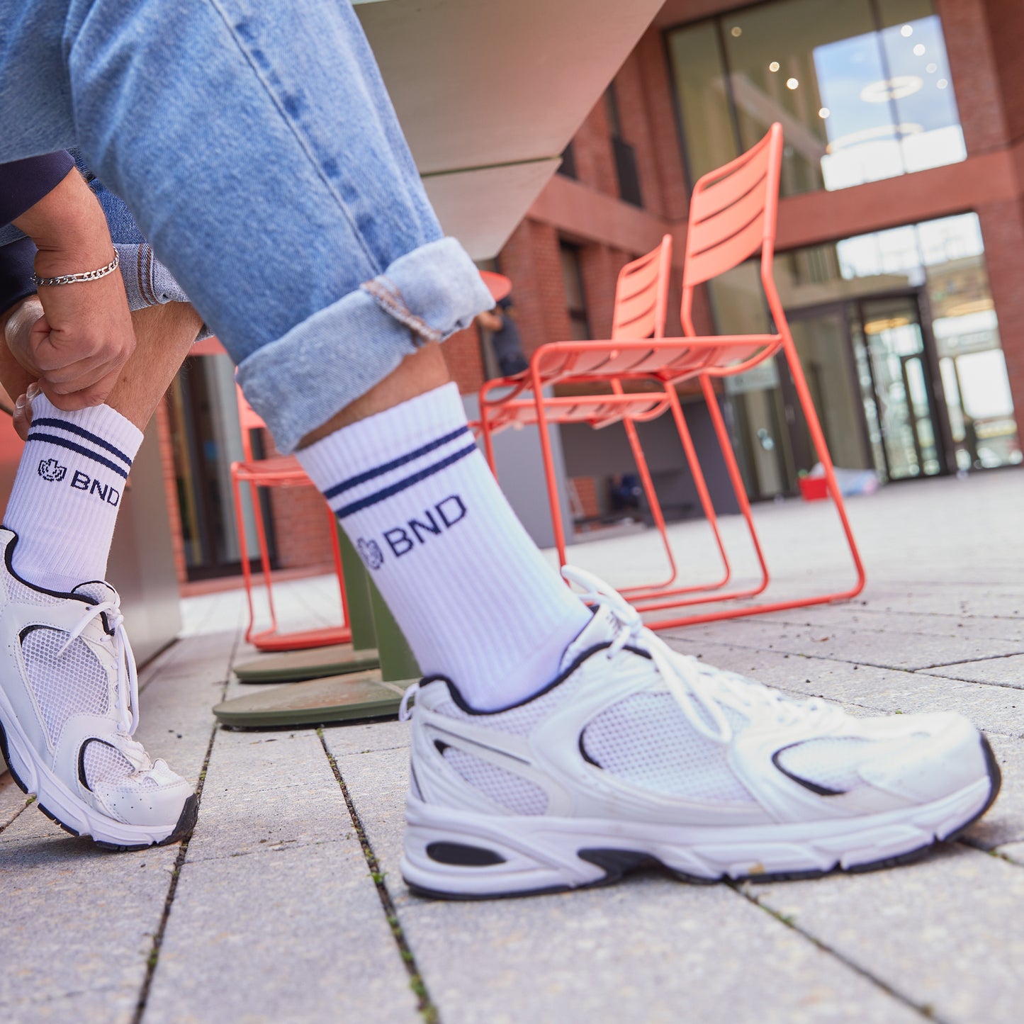 BND Tennissocken (75% Baumwolle, 20% Nylon, 5% Elastan)