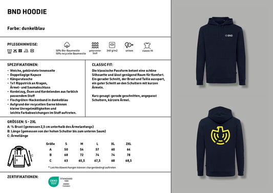 BND Hoodie (100% Baumwolle)