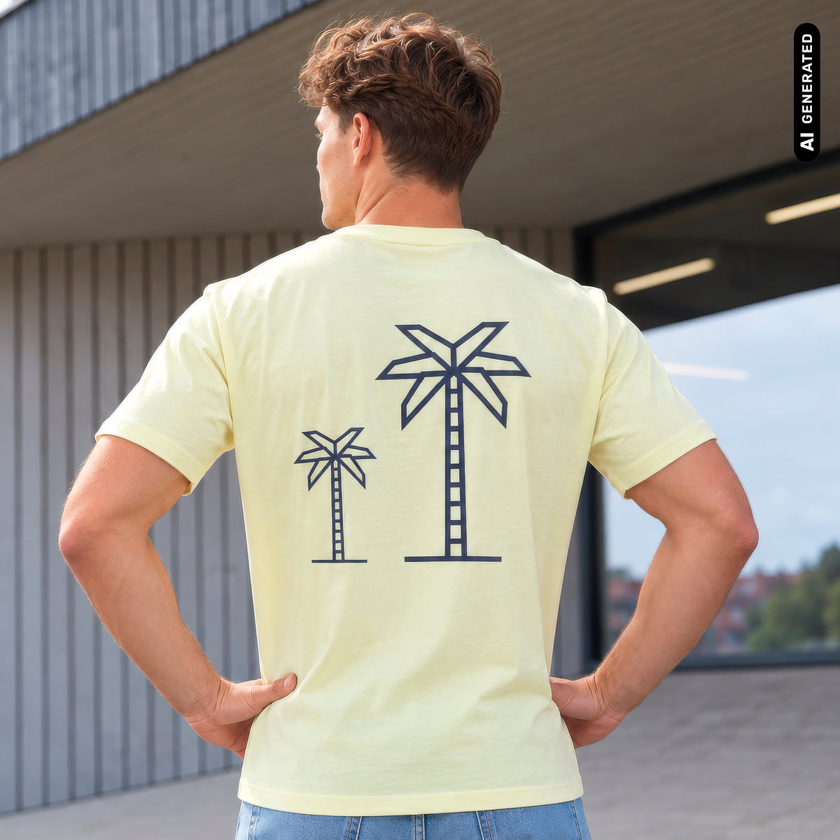 BND-Unisex-T-Shirt gelb