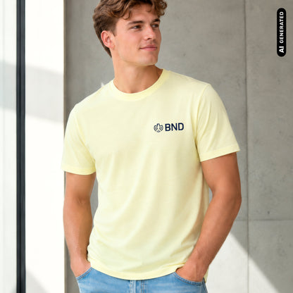 BND-Unisex-T-Shirt gelb