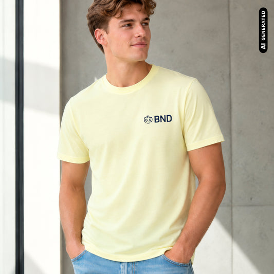 BND-Unisex-T-Shirt gelb
