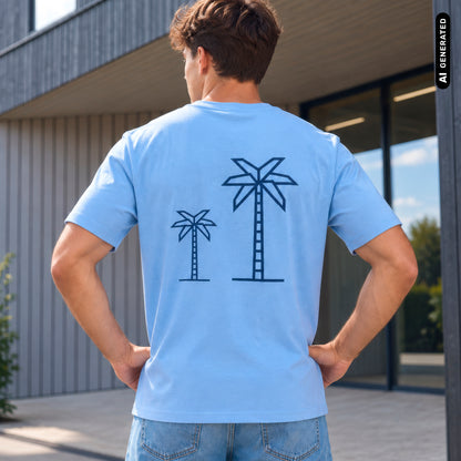 BND-Unisex-T-Shirt hellblau