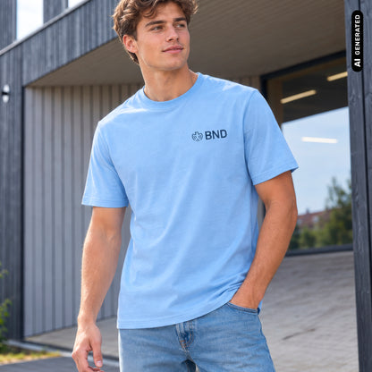 BND-Unisex-T-Shirt hellblau