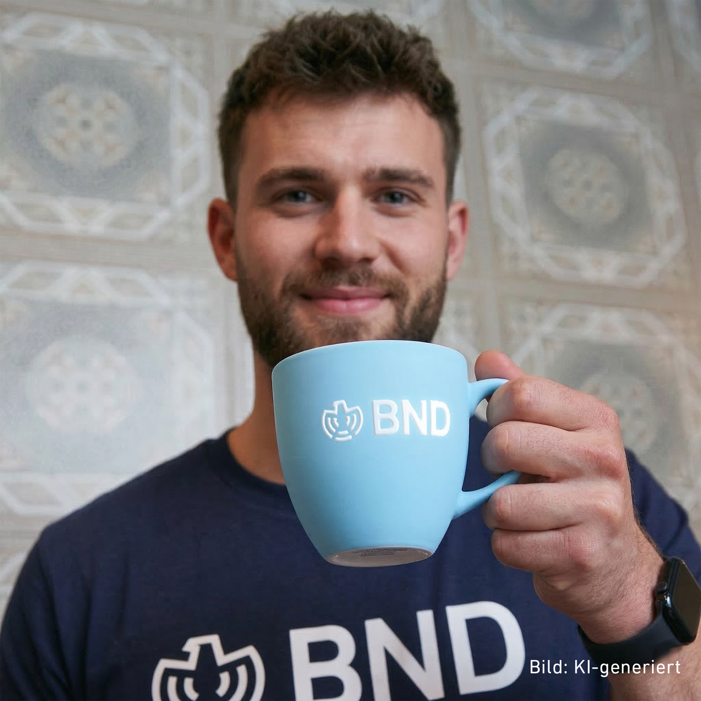 BND Tasse hellblau