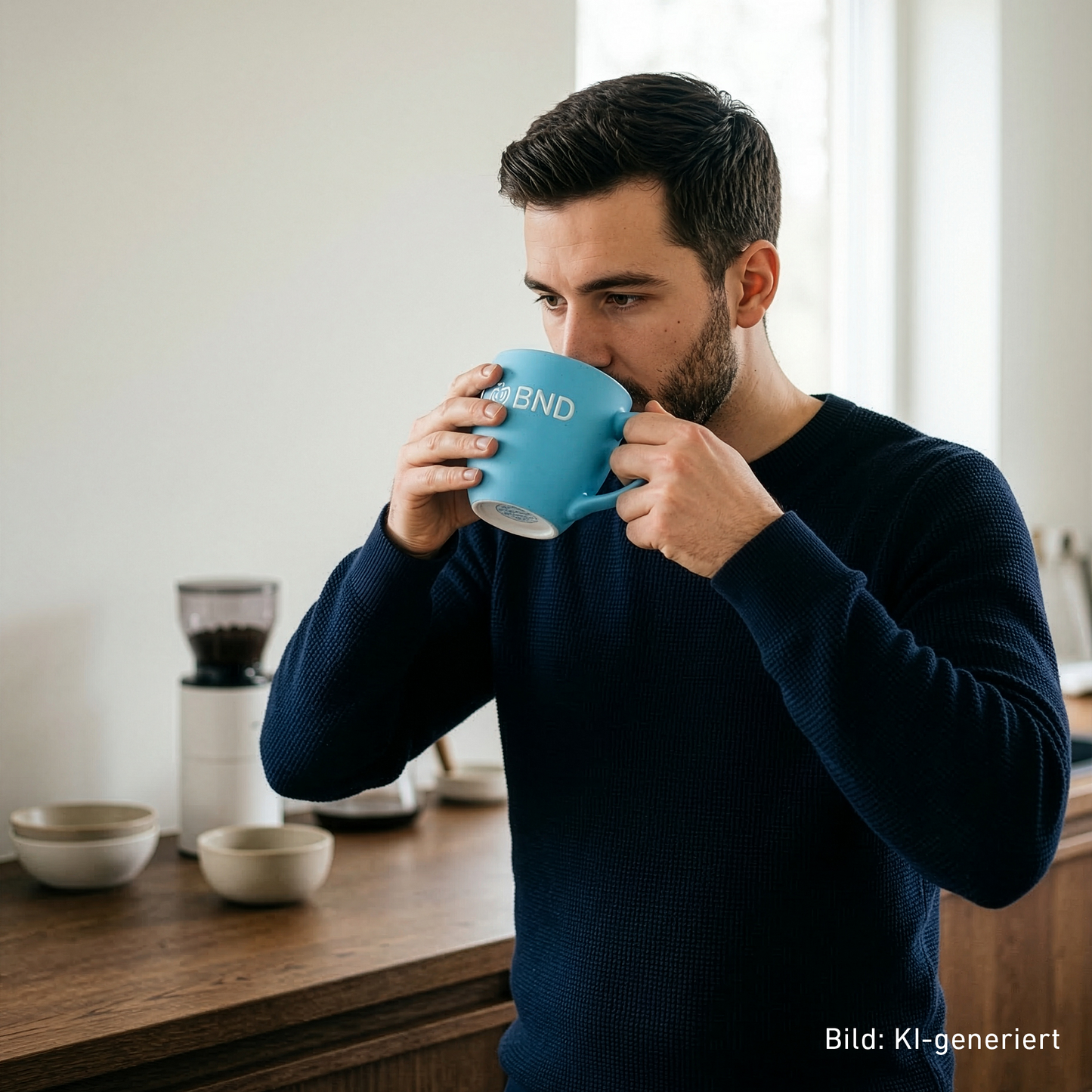 BND Tasse hellblau