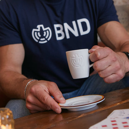 Weiße BND-Espressotasse