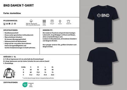 BND Damen T-Shirt (100% Baumwolle)