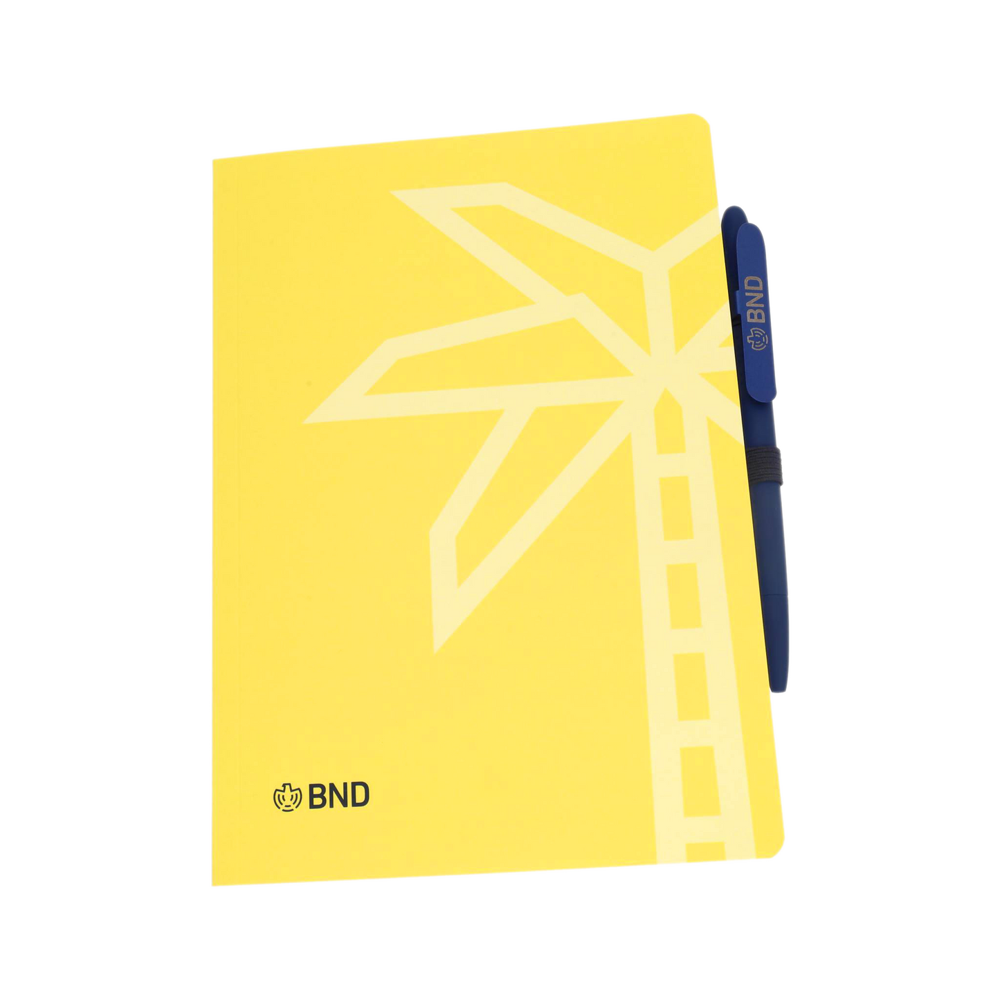 Gelbes BND-Notizbuch